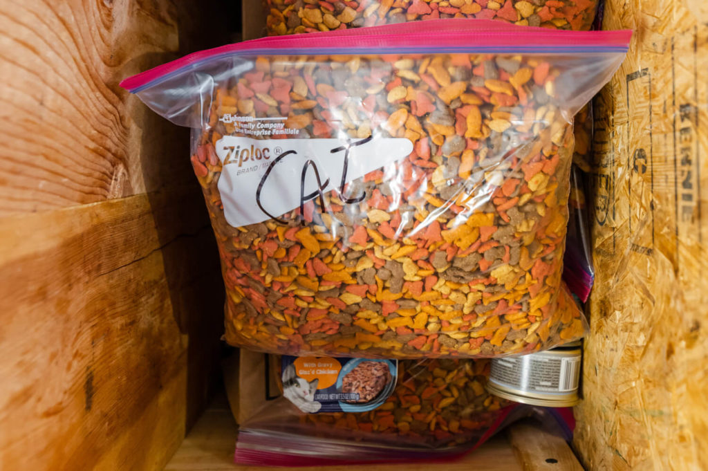 Cat food from the FaithCentre Pet Pantry